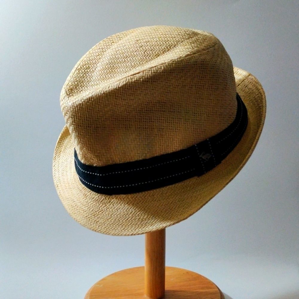 Peter Grimm Paper Straw Hat with Lady Luck Tie Dye‎ Interior